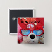 Kort mijn Valentijn Button zijn (Voorkant /achterkant)