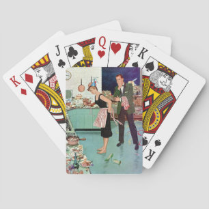 Kort na partij terug speelkaarten