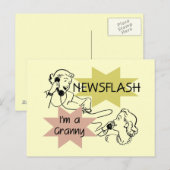 Kort nieuwsbericht ben ik de T-shirts en de Giften Briefkaart (Voorkant / Achterkant)