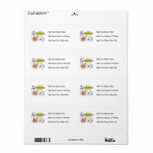 Kort nieuwsbericht ben ik de T-shirts en de Giften Etiket (Full Sheet)