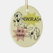 Kort nieuwsbericht ben ik de T-shirts en de Giften Keramisch Ornament (Rechts)