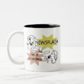 Kort nieuwsbericht ben ik de T-shirts en de Giften Tweekleurige Koffiemok (Links)