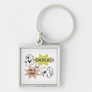 Kort nieuwsbericht ben ik Mimi T-shirts en Giften Sleutelhanger