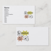 Kort nieuwsbericht ben ik Nana T-shirts en Giften Visitekaartje (Voorkant / Achterkant)