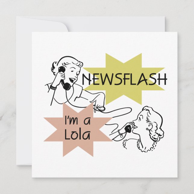 Kort nieuwsbericht ben ik T-shirts een Lola en (Voorkant)