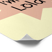 Kort nieuwsbericht ben ik T-shirts een Lola en Gif Poster (Hoek)