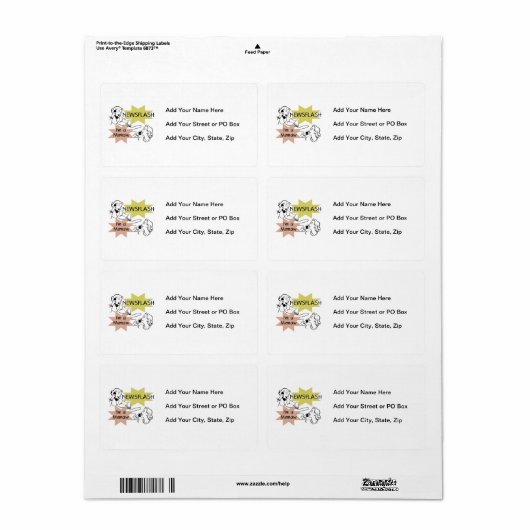 Kort nieuwsbericht ben ik T-shirts een Memaw en Etiket (Full Sheet)