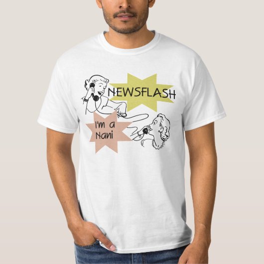 Kort nieuwsbericht ben ik t-shirts een Nani en (Voorkant)