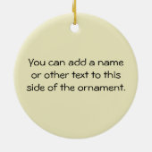 Kort nieuwsbericht ben ik T-shirts een Nonna en Keramisch Ornament (Achterkant)