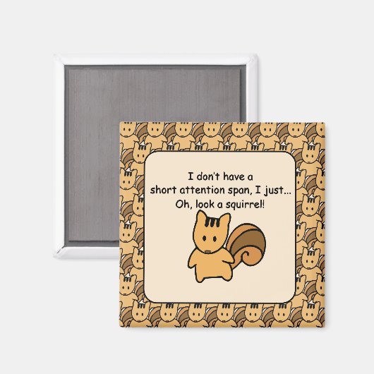 Kort ontwerp van de span-eekhoorn magneet (Voorkant / Achterkant)