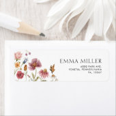 Kort terug Adres Etiket (Insitu)