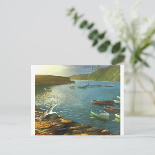 Kort - Uitkijkend Briefkaart (Staand voorkant)