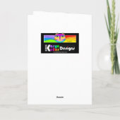 Kort verstoord wenskaart kaart (Achterkant)