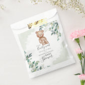 Kort wachten op Eucalyptus Baby shower met paren Bedankzakje (Gezegeld)