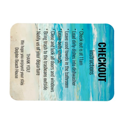 Kortdurende afhandeling van huurkoopinstructies magneet (Horizontaal)