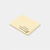 Korte aandacht Doorloop eekhoorn beige Post-it® Notes (Schuin)