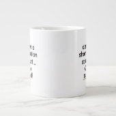 Korte aandacht Span Squirrel Funny Grote Koffiekop (Voorkant)