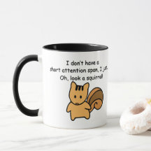 Korte aandacht Span Squirrel Funny