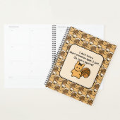 Korte aandacht Span Squirrel Funny Planner (Display)