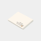 Korte aandacht Span Squirrel Funny Post-it® Notes (Schuin)