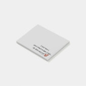Korte aandacht Span Squirrel Gray Post-it® Notes (Schuin)
