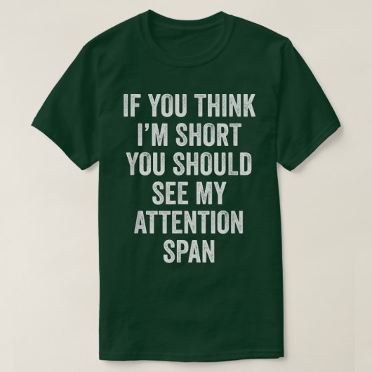 Korte aandacht Zan ADHD Bewustheid Fungerend T-shirt (Design voorkant)