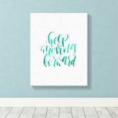 Korte aanhalingstekens: Ga verder Canvas Afdruk (Insitu (Houten vloer))