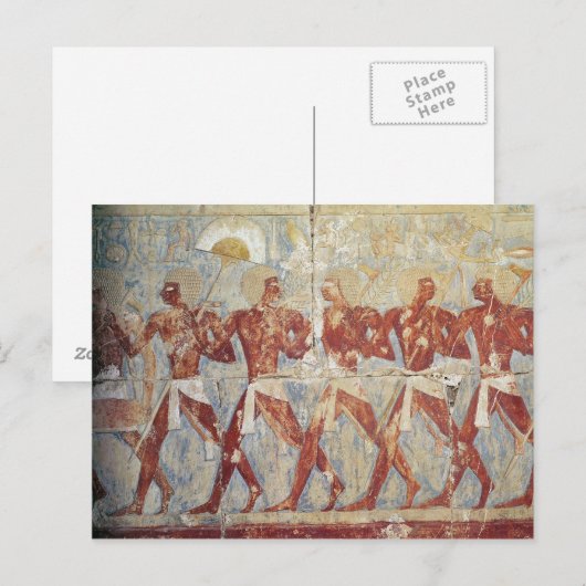 Korte afschilderij ter ere van Hathor Briefkaart (Voorkant / Achterkant)