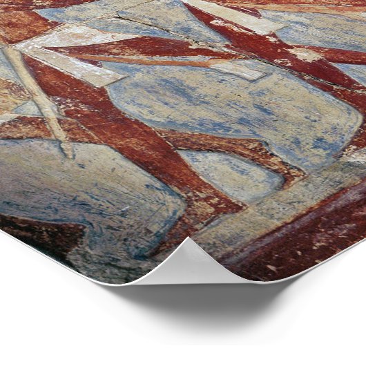 Korte afschilderij ter ere van Hathor Poster (Hoek)