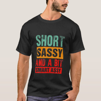 Korte assie en een beetje slimme analyse t-shirt
