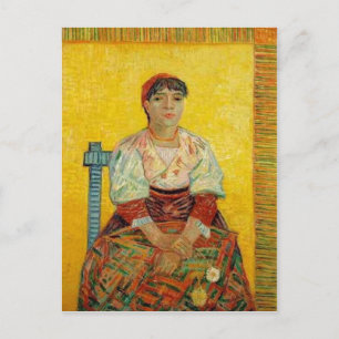 Korte beschrijving van het portret van Italiaanse Briefkaart