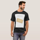 Korte biscuit grappig t-shirt (Voorkant volledig)