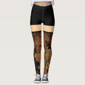 Korte broek en lange sok illusie Leggings (Voorkant)