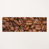 Korte bruine koffiebonen Monogram Yogamat (Voorkant (horizontaal))