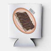 Korte cartoon illustratie blikjeskoeler (Voorkant)