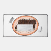 Korte cartoon illustratie bureaumat (Keyboard & Muis)