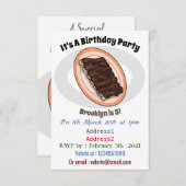 Korte cartoon illustratie kaart (Voorkant / Achterkant)