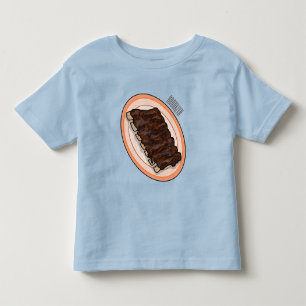 Korte cartoon illustratie kinder shirts