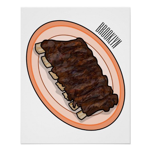 Korte cartoon illustratie perfect poster (Voorkant)