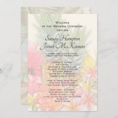 Korte-certificatieprogramma Hawaiian Flowers Pinea Programmakaart (Voorkant / Achterkant)