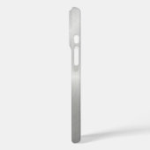 Korte cirkelvormige metalen textuur Case-Mate iPhone case (Achterkant / Links)