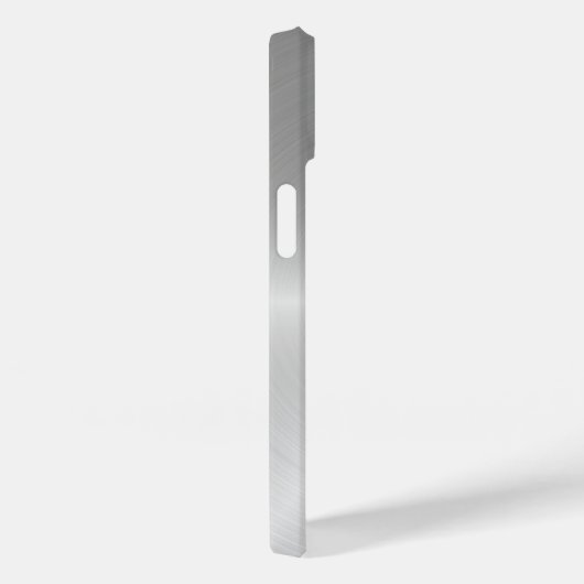 Korte cirkelvormige metalen textuur Case-Mate iPhone case (Achterkant / Rechts)