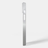 Korte cirkelvormige metalen textuur Case-Mate iPhone case (Achterkant / Links)