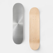 Korte cirkelvormige metalen textuur skateboard (Voorkant)