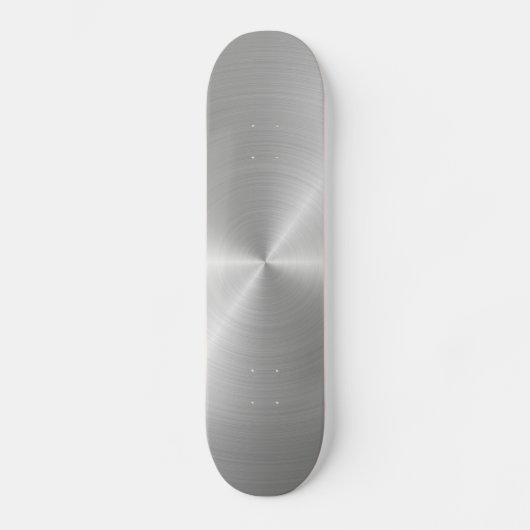 Korte cirkelvormige metalen textuur skateboard (Voorkant)