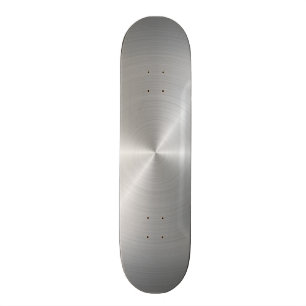 Korte cirkelvormige metalen textuur skateboard