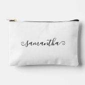 Korte Curly Swash Handtekening Naam Etui (Voorkant)
