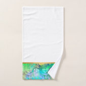 KORTE DAG TROPISCHE GOLD BATHROOM TOWEL SET BAD HANDDOEK (Handdoek)