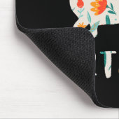 Korte en Sassy Dachshund bloemenhond Muismat (Hoek)