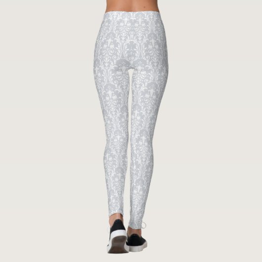 Korte en witte damesgrils leggings (Achterkant)